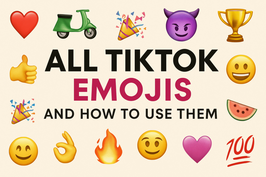 All TikTok Emojis and How to Use Them